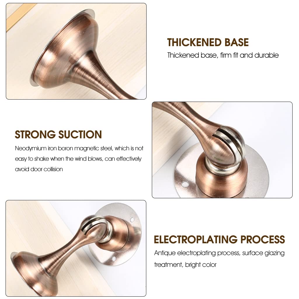 HASTHIP Magnetic Door Stopper, Magnetic Door Catch, Stainless Steel Door Catch Holder for Home/Office/Hotel Wall/Floor Mounted Soft HASTHIP Magnetic Door Stopper, Magnetic Door Catch, Stainless Steel Door Catch Holder for Home/Office/Hotel Wall/Floor Mounted Soft